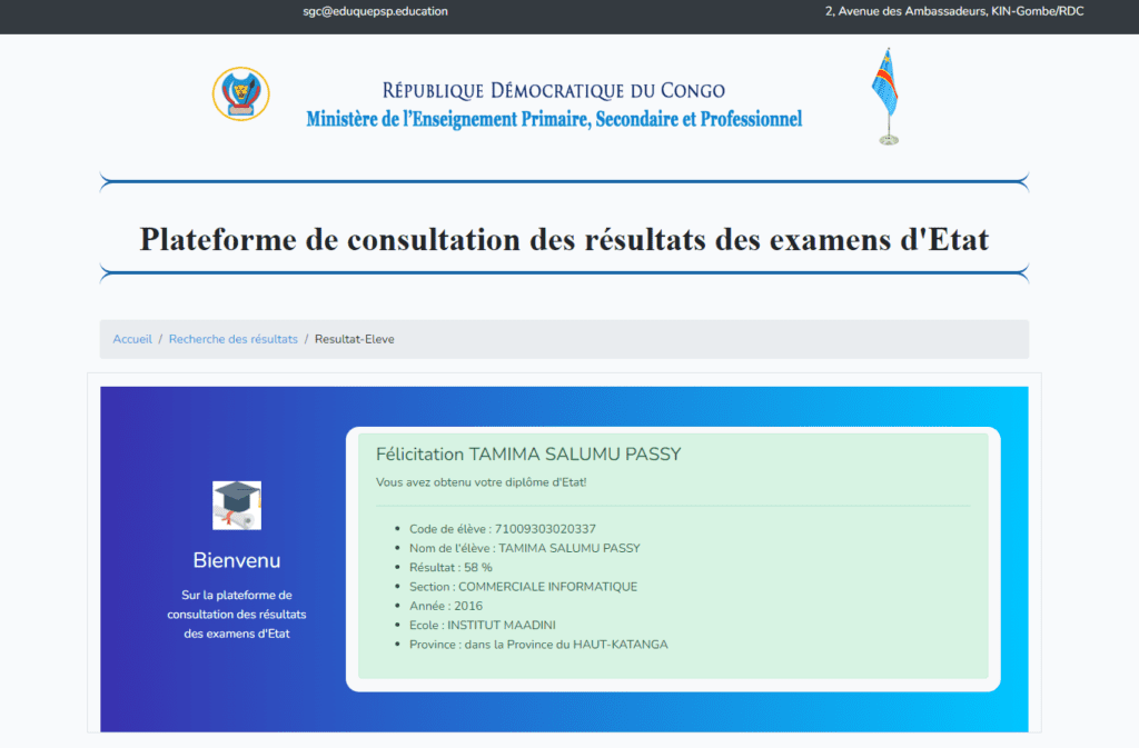 Comment Vérifier le Résultat d'Exetat en Ligne