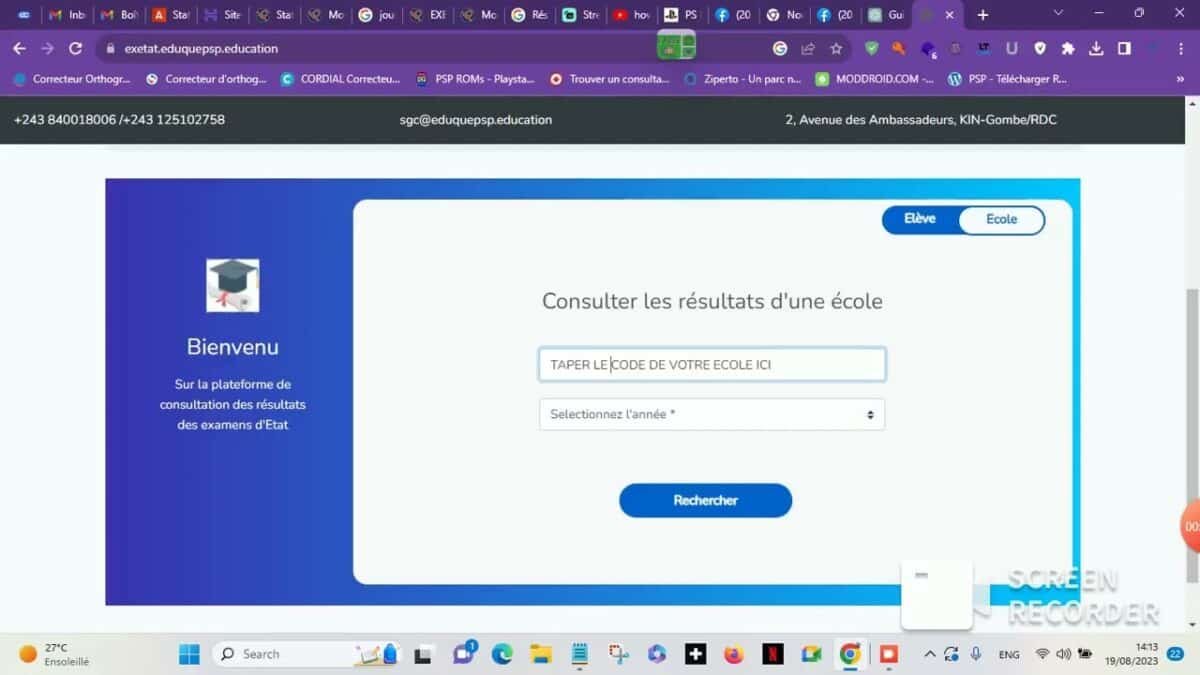 Consultez Les Résultats D'Exetat En RDC Sur Www.eduquepsp.cd
