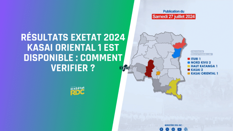 Résultats Exetat 2024 Kasaï-Oriental 1