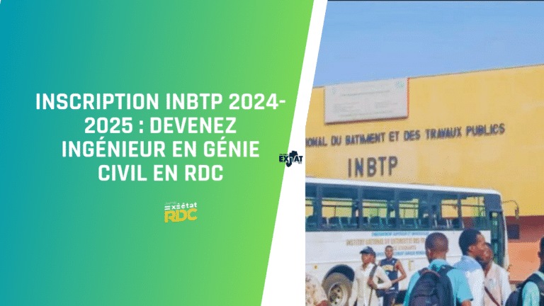 Inscription INBTP 2025-2026