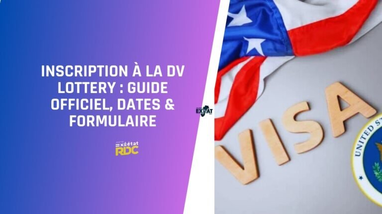 Inscription à la DV Lottery 2027