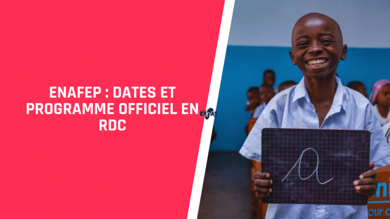 ENAFEP 2026 dates et programme officiel en RDC